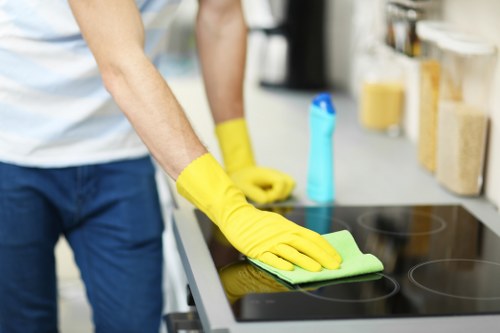 End of tenancy cleaning in a Chiswick flat before new occupants arrive